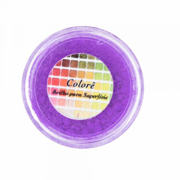 ROXO FLÚOR - Corante em pó lipossolúvel 1,9g – Lully Candy